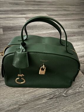 ⚜️RADLEY LONDON Leather Dome Satchel and matching wallet